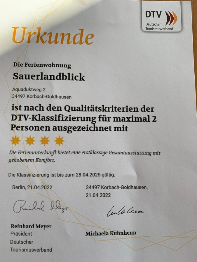Ferienwohnung Sauerlandblick Goldhausen Экстерьер фото